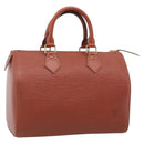 LOUIS VUITTON Epi Speedy 25 Hand Bag Brown M43013 LV Auth 214229V-1