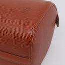 LOUIS VUITTON Epi Speedy 25 Hand Bag Brown M43013 LV Auth 214229V-10