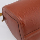 LOUIS VUITTON Epi Speedy 25 Hand Bag Brown M43013 LV Auth 214229V-11