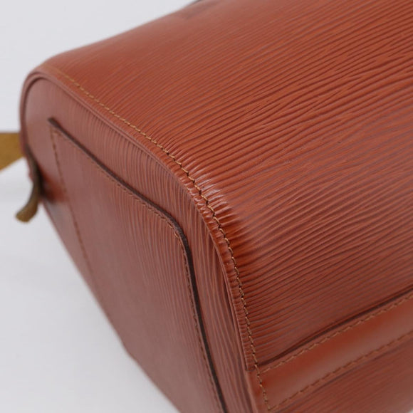 LOUIS VUITTON Epi Speedy 25 Hand Bag Brown M43013 LV Auth 214229V