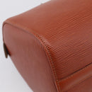 LOUIS VUITTON Epi Speedy 25 Hand Bag Brown M43013 LV Auth 214229V-13