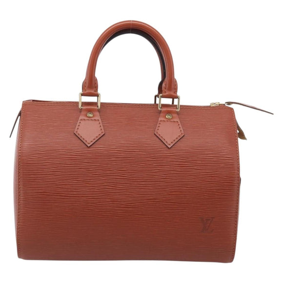 LOUIS VUITTON Epi Speedy 25 Hand Bag Brown M43013 LV Auth 214229V