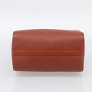 LOUIS VUITTON Epi Speedy 25 Hand Bag Brown M43013 LV Auth 214229V-9