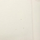 CELINE Vertical Cabas Hand Bag Leather 2way White Auth 214231-17