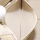 CELINE Vertical Cabas Hand Bag Leather 2way White Auth 214231-25