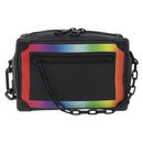 LOUIS VUITTON Taiga Rainbow Mini Soft Trunk Bag Black M30351 LV Auth 214233SAM-2