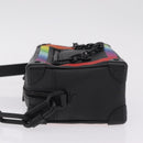 LOUIS VUITTON Taiga Rainbow Mini Soft Trunk Bag Black M30351 LV Auth 214233SAM-5