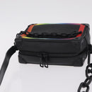 LOUIS VUITTON Taiga Rainbow Mini Soft Trunk Bag Black M30351 LV Auth 214233SAM-6