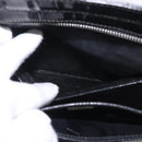 CHANEL Matelasse Tote Bag Patent leather Black Silver CC Auth 214239-21