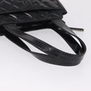 CHANEL Matelasse Tote Bag Patent leather Black Silver CC Auth 214239-7