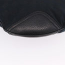 GUCCI GG Canvas Web Sherry Line Pretty Bag Black Gold 162895 Auth 214242V-12