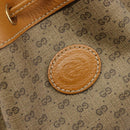 GUCCI Micro GG Canvas Disney Mickey Mouse Bag PVC Beige Gold 602691 Auth 214243M-14