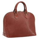 LOUIS VUITTON Epi Alma Hand Bag Brown M52143 LV Auth 214247V-1