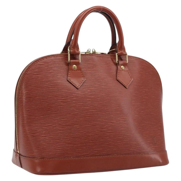 LOUIS VUITTON Epi Alma Hand Bag Brown M52143 LV Auth 214247V