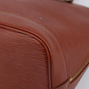 LOUIS VUITTON Epi Alma Hand Bag Brown M52143 LV Auth 214247V-10