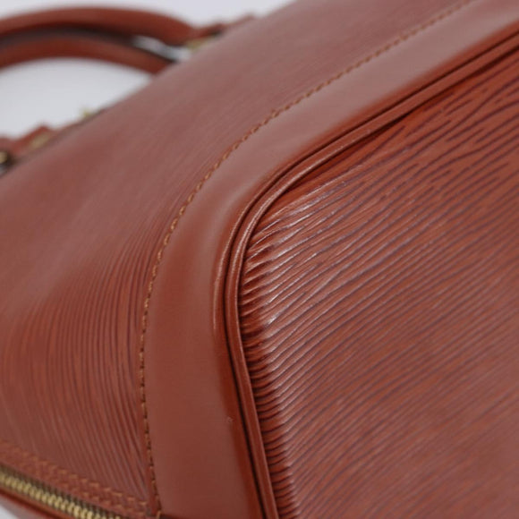 LOUIS VUITTON Epi Alma Hand Bag Brown M52143 LV Auth 214247V