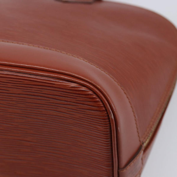 LOUIS VUITTON Epi Alma Hand Bag Brown M52143 LV Auth 214247V