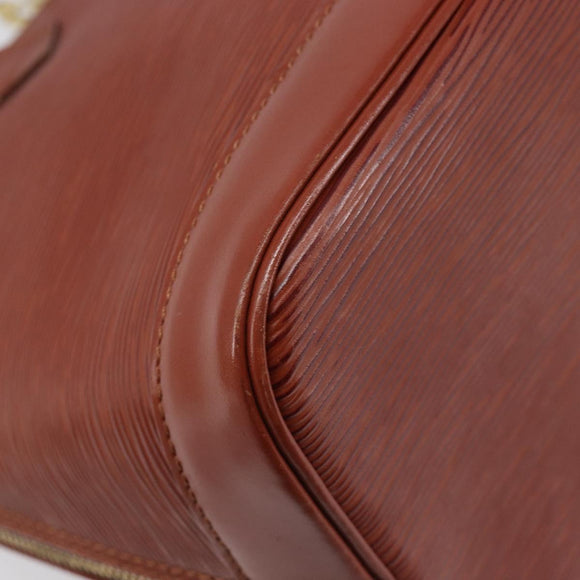 LOUIS VUITTON Epi Alma Hand Bag Brown M52143 LV Auth 214247V