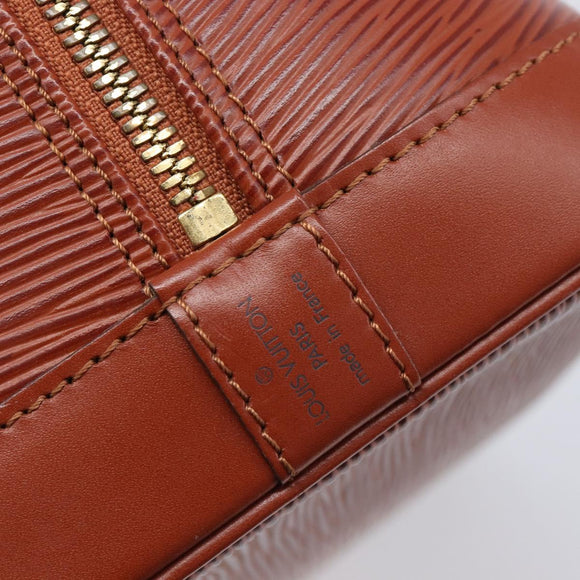 LOUIS VUITTON Epi Alma Hand Bag Brown M52143 LV Auth 214247V