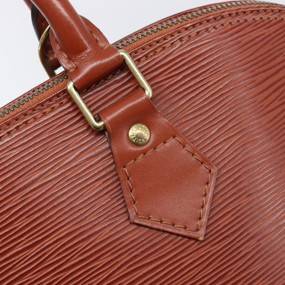 LOUIS VUITTON Epi Alma Hand Bag Brown M52143 LV Auth 214247V