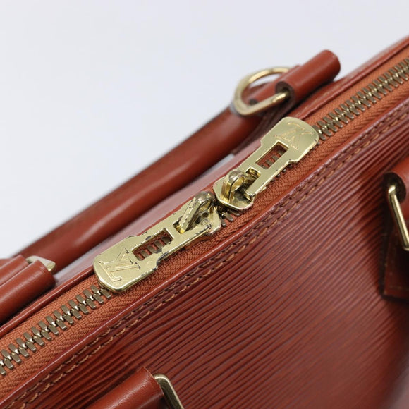 LOUIS VUITTON Epi Alma Hand Bag Brown M52143 LV Auth 214247V