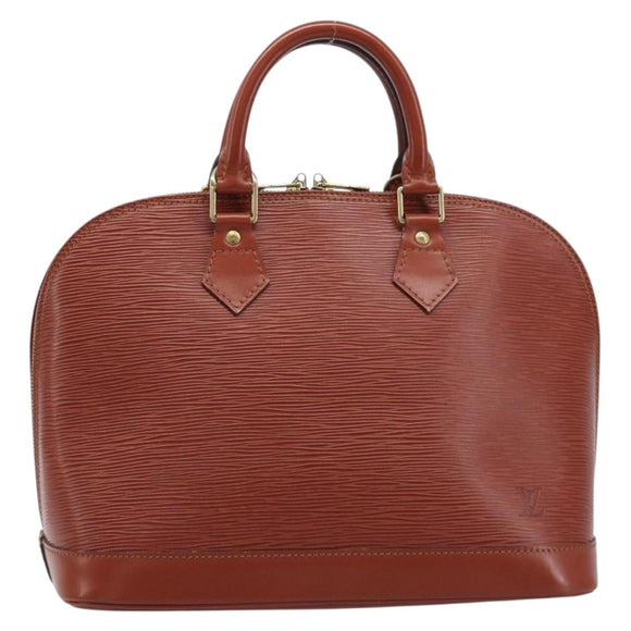 LOUIS VUITTON Epi Alma Hand Bag Brown M52143 LV Auth 214247V