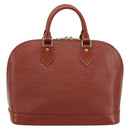 LOUIS VUITTON Epi Alma Hand Bag Brown M52143 LV Auth 214247V-3
