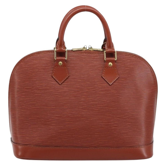 LOUIS VUITTON Epi Alma Hand Bag Brown M52143 LV Auth 214247V