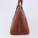 LOUIS VUITTON Epi Alma Hand Bag Brown M52143 LV Auth 214247V-5