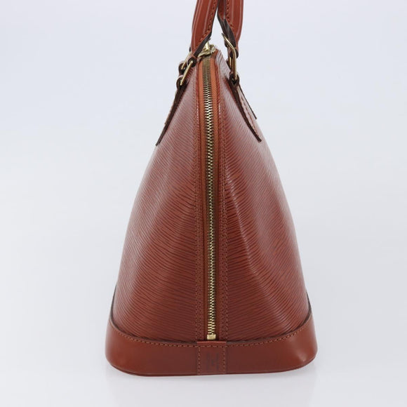 LOUIS VUITTON Epi Alma Hand Bag Brown M52143 LV Auth 214247V