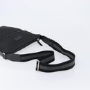GUCCI GG Canvas Shoulder Bag Nylon Black Silver 449184 Auth 214251A-7