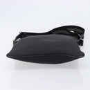 GUCCI GG Canvas Shoulder Bag Nylon Black Silver 449184 Auth 214251A-9