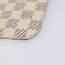 LOUIS VUITTON Damier Azur Neverfull MM Pouch LV Auth 214267-10