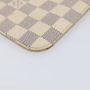 LOUIS VUITTON Damier Azur Neverfull MM Pouch LV Auth 214267-11