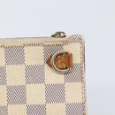 LOUIS VUITTON Damier Azur Neverfull MM Pouch LV Auth 214267-14