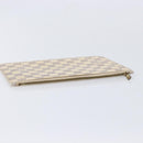 LOUIS VUITTON Damier Azur Neverfull MM Pouch LV Auth 214267-7