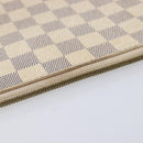 LOUIS VUITTON Damier Azur Neverfull MM Pouch LV Auth 214267-8
