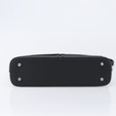 BURBERRY Shoulder Bag Leather Black Silver Auth 214273A-9