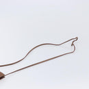 HERMES Onimetu Shoulder Bag Leather Brown Auth 214275A-8
