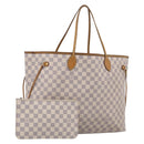 LOUIS VUITTON Damier Azur Neverfull GM Tote Bag N41360 LV Auth 214280A-1