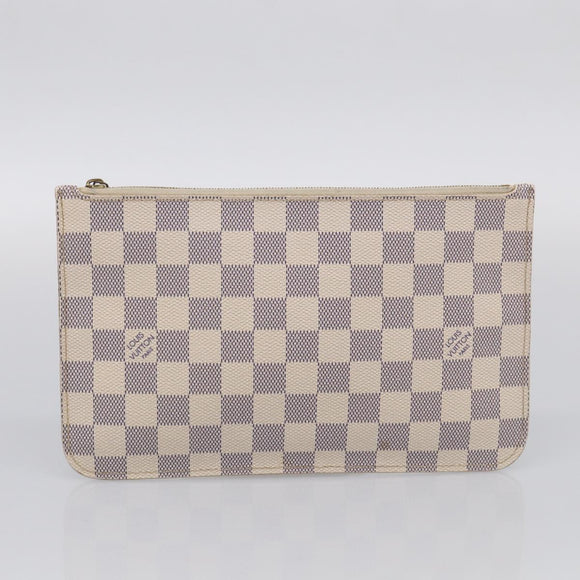 LOUIS VUITTON Damier Azur Neverfull GM Tote Bag N41360 LV Auth 214280A
