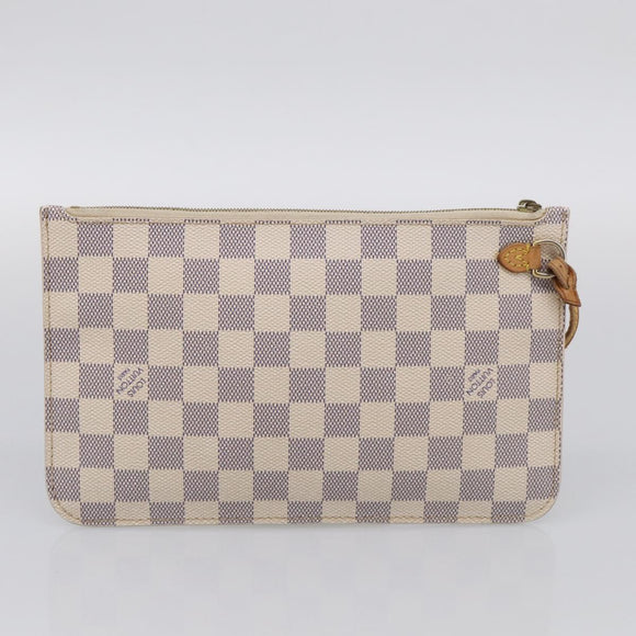LOUIS VUITTON Damier Azur Neverfull GM Tote Bag N41360 LV Auth 214280A