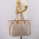 LOUIS VUITTON Damier Azur Neverfull GM Tote Bag N41360 LV Auth 214280A-30