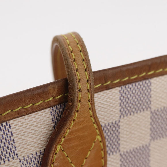 LOUIS VUITTON Damier Azur Neverfull GM Tote Bag N41360 LV Auth 214280A