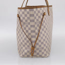 LOUIS VUITTON Damier Azur Neverfull GM Tote Bag N41360 LV Auth 214280A-4