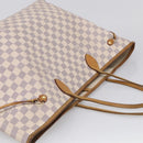 LOUIS VUITTON Damier Azur Neverfull GM Tote Bag N41360 LV Auth 214280A-6