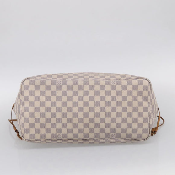 LOUIS VUITTON Damier Azur Neverfull GM Tote Bag N41360 LV Auth 214280A