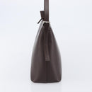 BURBERRY Shoulder Bag Leather Brown Silver Auth 214283A-5