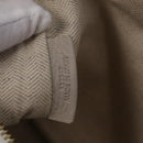 LOEWE Repeat Anagram Clutch Bag Canvas Beige Gold Auth 214287M-18
