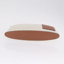 LOEWE Repeat Anagram Clutch Bag Canvas Beige Gold Auth 214287M-8